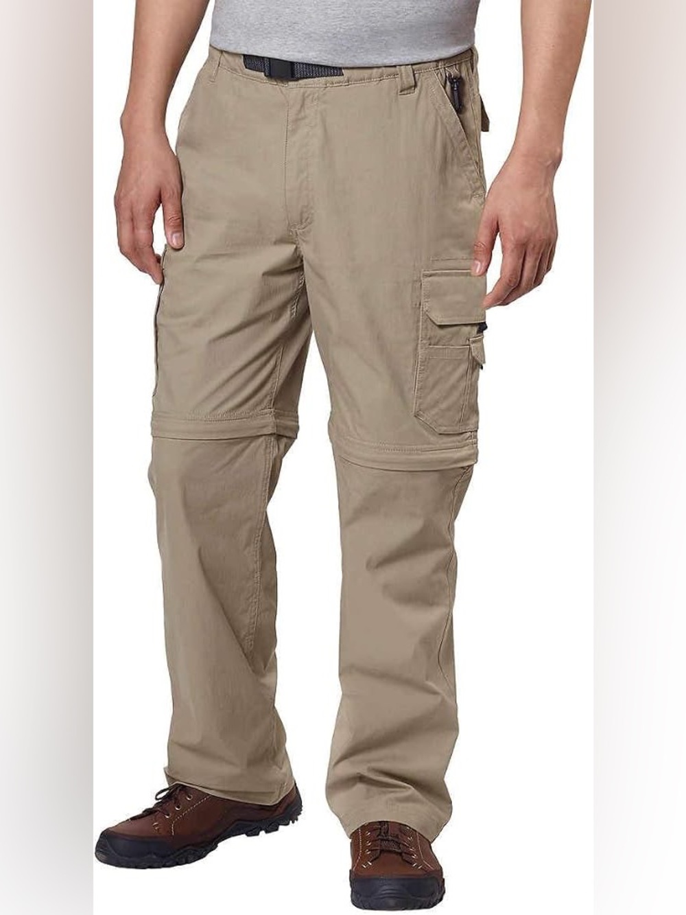 BC Clothing Mens Convertible Cargo Hiking Pants Shorts Zippered Pockets XXL